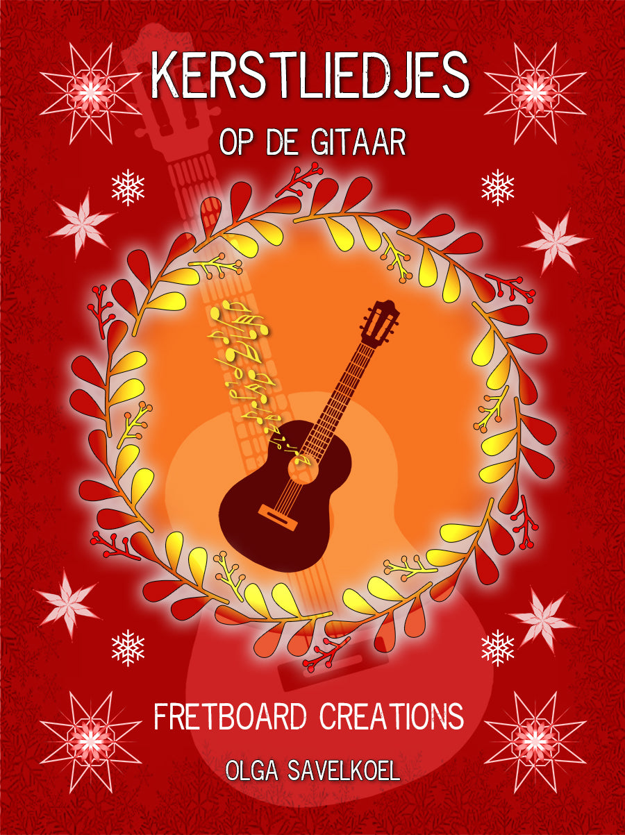 Kerstliedjes voor de gitaar, digitaal boek (pdf vorm)